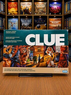Vintage 2002 Clue Classic Detective Game Bilingual Parker Brothers Board Game